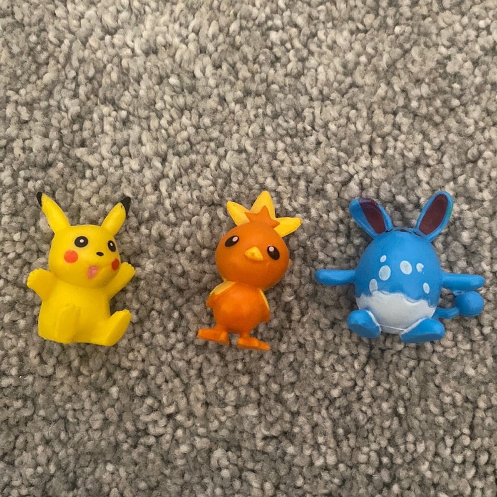 Mini Pokemon Figurines.